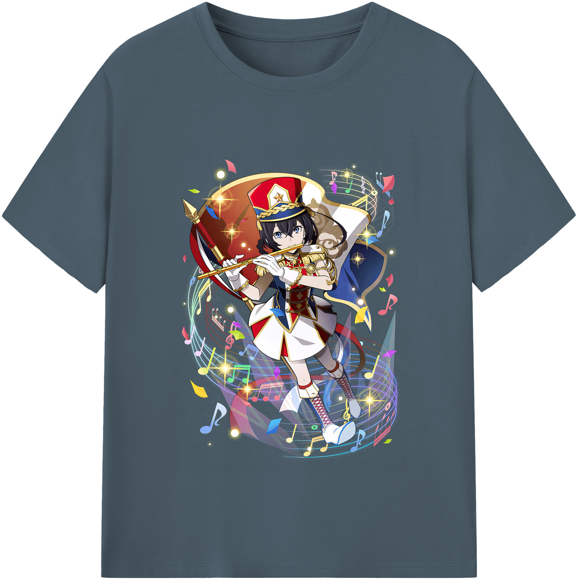 （画像用） 文豪ストレイドッグス Bungo Stray Dogs 綿100％半袖Tシャツ（フロントプリント）